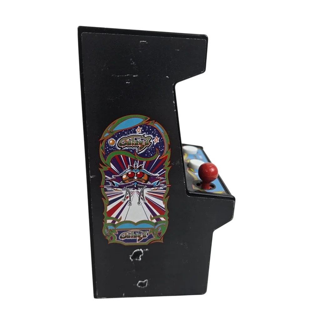 Basic Fun Galaga Mini Arcade Cabinet Retro Handheld Game Black 09622 Namco VIDEO